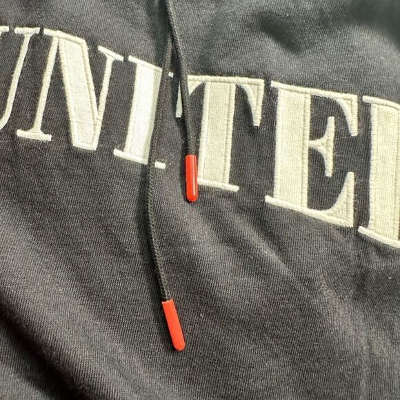 NWT Mitchell & Ness Unisex D.C. United MLS Red Black Short Sleeve Hoodie - XL - Picture 7 of 8